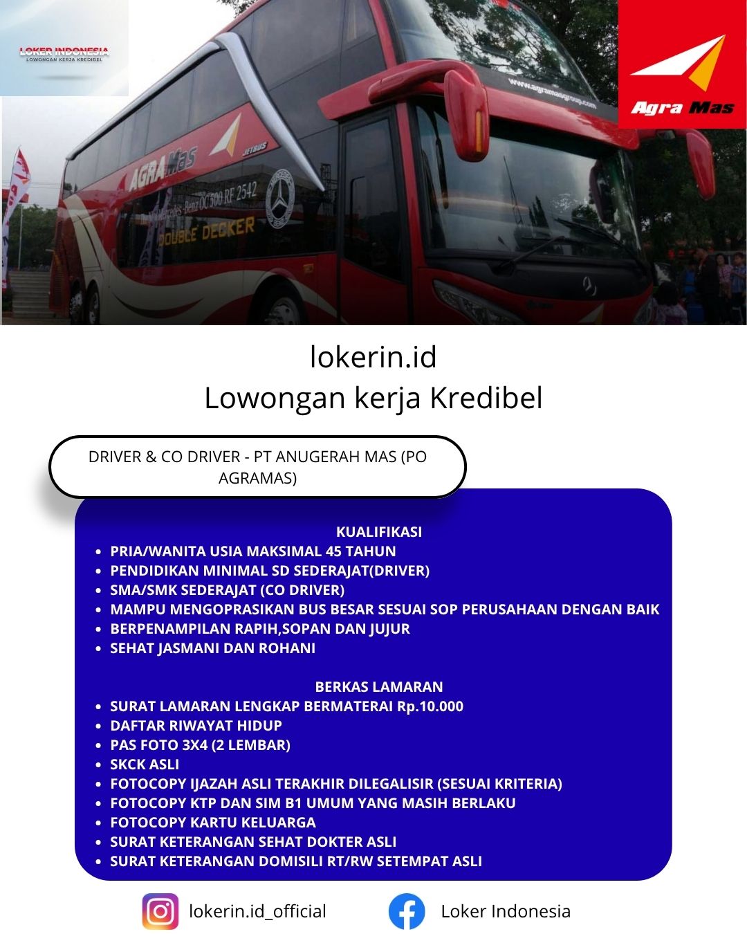 LOKER PT ANUGERAH MAS